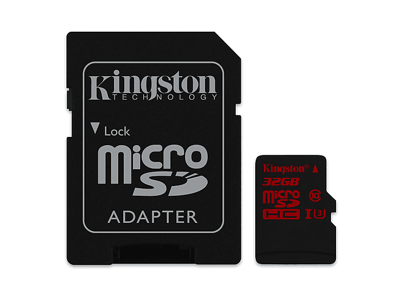 KINGSTON 32GB micro SD U3 90/80 Adaptörlü Hafıza Kartı SDCA3/32GB