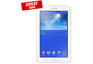 SAMSUNG SM-T113NDWATUR Galaxy Tab 3 Wi-Fi 7 inç 1GB 8GB Android 4.4 Kit Kat Tablet PC Beyaz Outlet