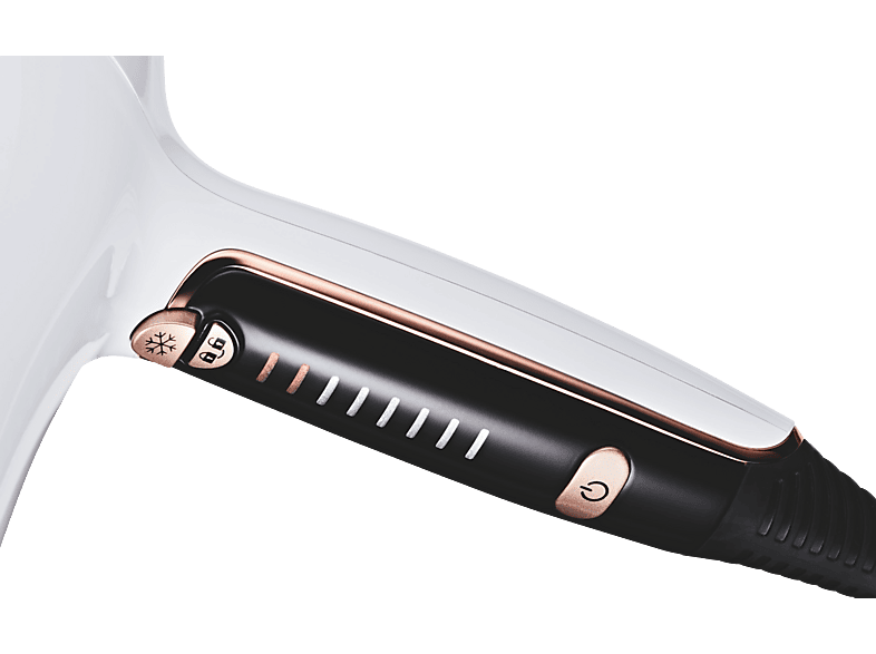 GRUNDIG HD 7880 IONIC TOUCH-CONTROL Haartrockner Weiß/Rosegold (2200 Watt)