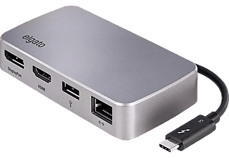 ELGATO 10DAB9901 Dock 3 Mini - Docking station (Argento)