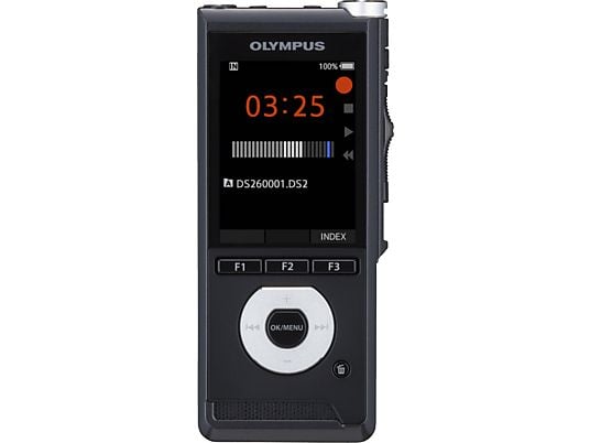 OLYMPUS DS‑2600 + AS‑2400 - Diktiergerät (Schwarz)