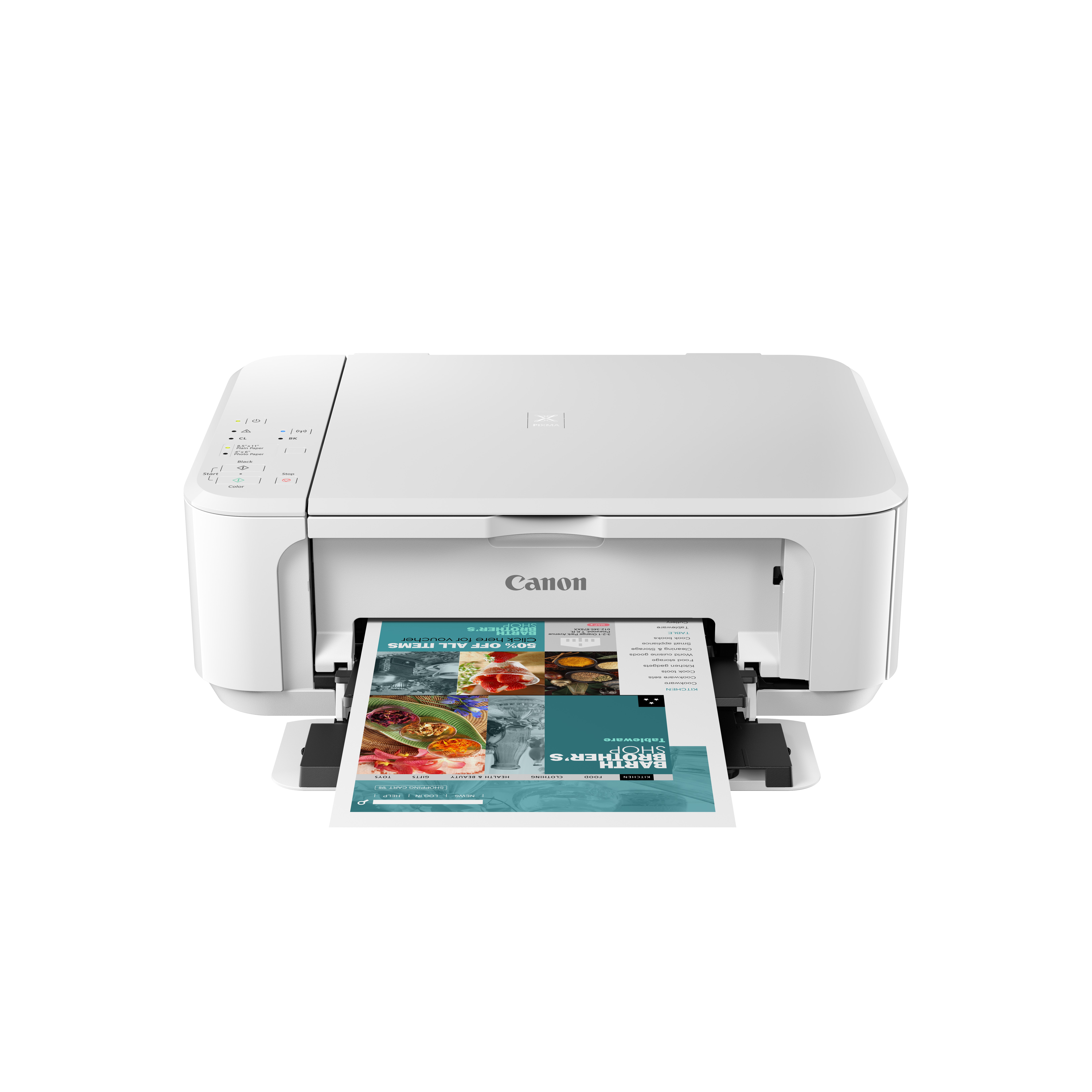 CANON Pixma MG3650S 2 FINE Druckköpfe mit Tinte (Schwarz und Farbe) Multifunktionsdrucker WLAN