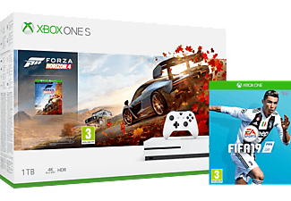 MICROSOFT Xbox One S 1TB + Forza Horizon 4 + Fifa 19