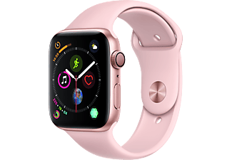 APPLE Watch S GPS, 44mm Altın Rengi Alüminyum Kasa  Kum Pembesi Spor Kordon