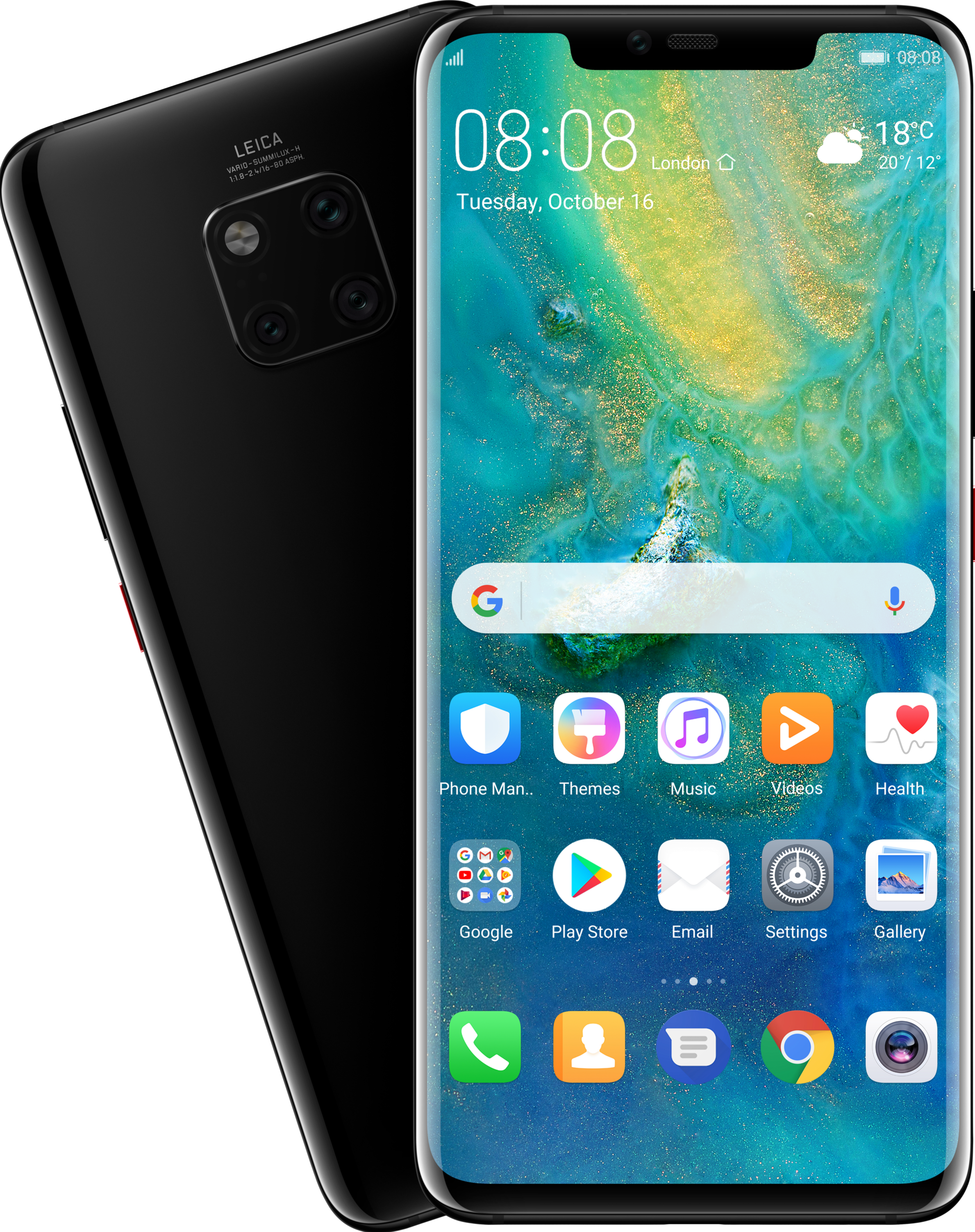 HUAWEI Mate 20 Pro, schwarz