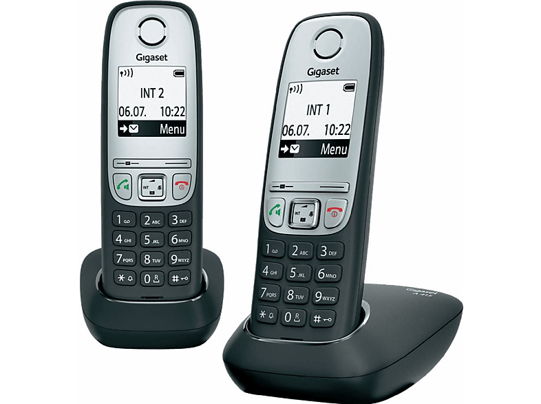 GIGASET Draadloze telefoon A415 Zwart Duo (L36852-H2505-M101)