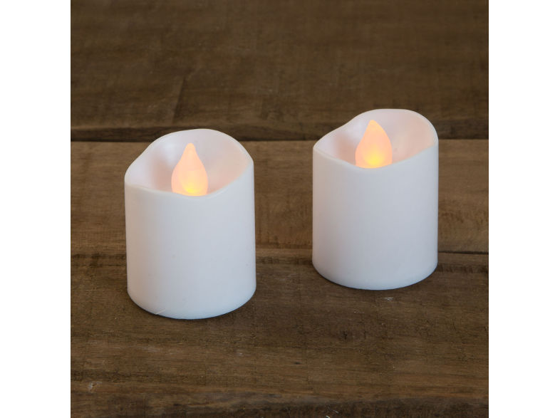 FAMILY DECOR 55941W LED gyertya, fehér, 2 db