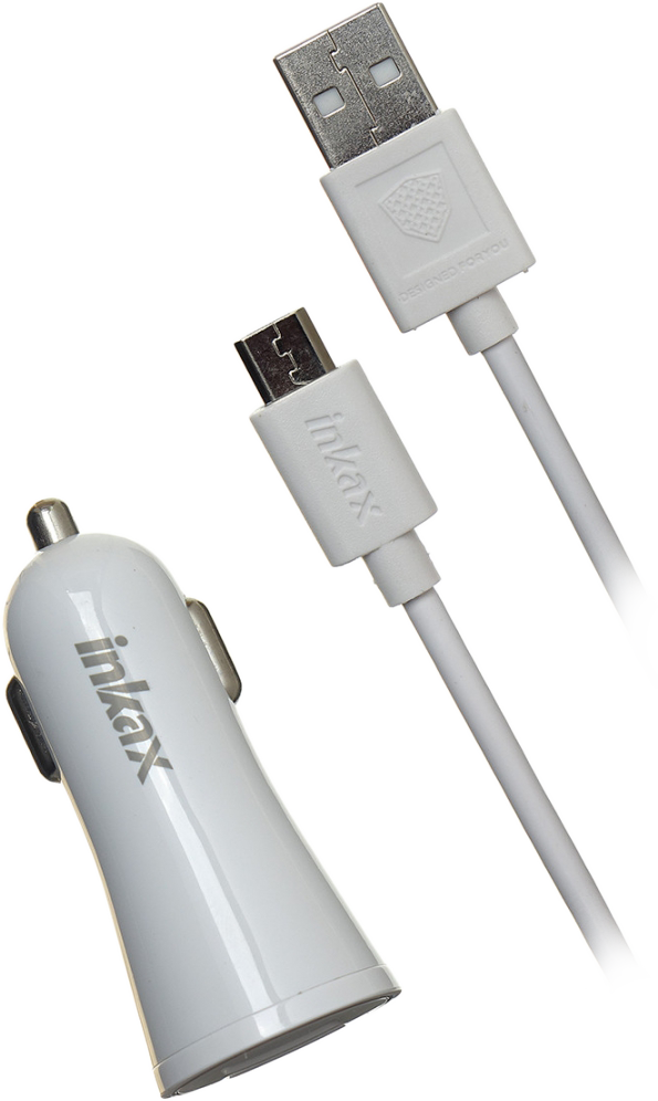 MERCURY Inkax autós töltő + Micro USB kábel 2x 2,1A