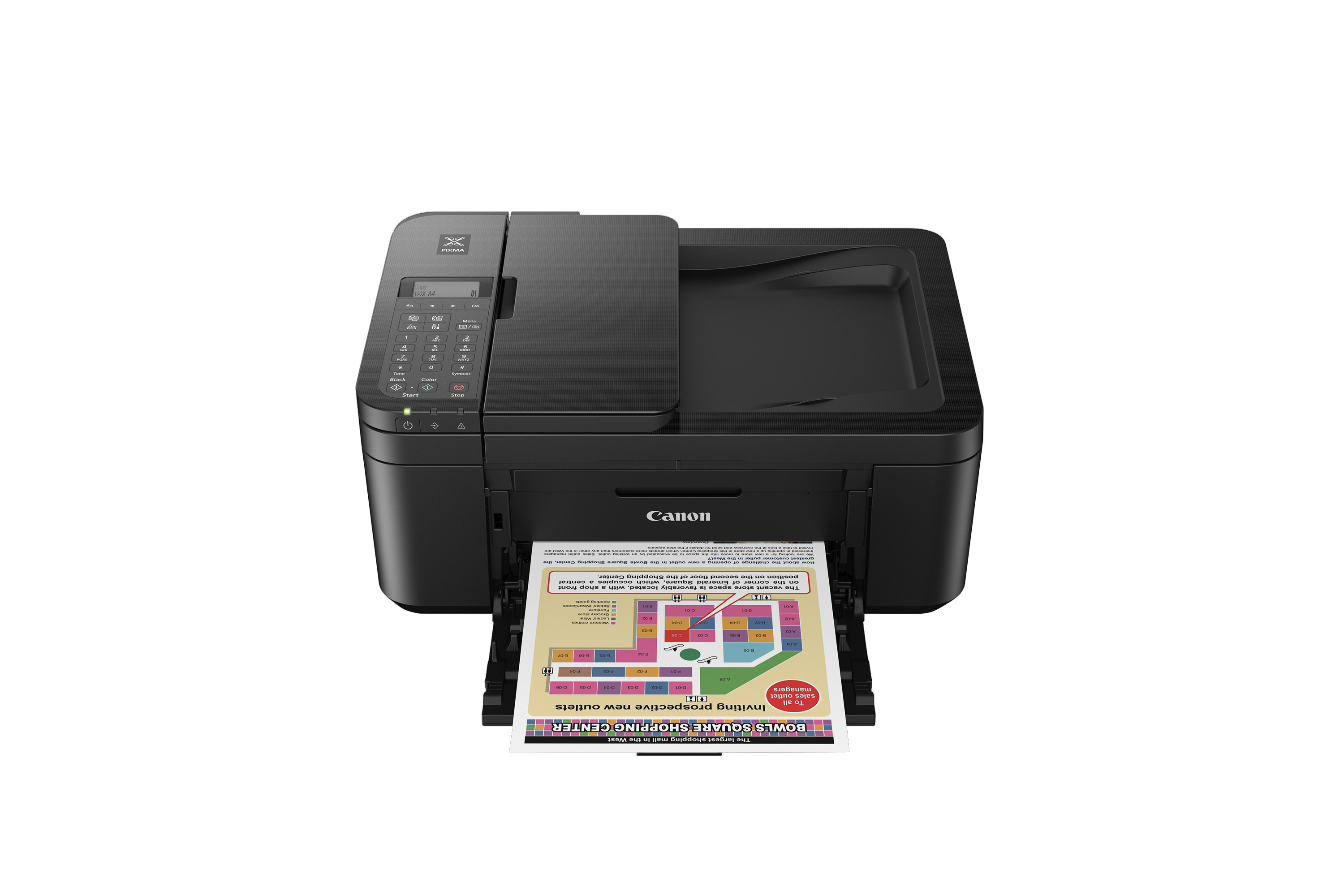 CANON Pixma TR4550 2 FINE Druckköpfe mit Tinte (BK, CL) Multifunktionsdrucker WLAN