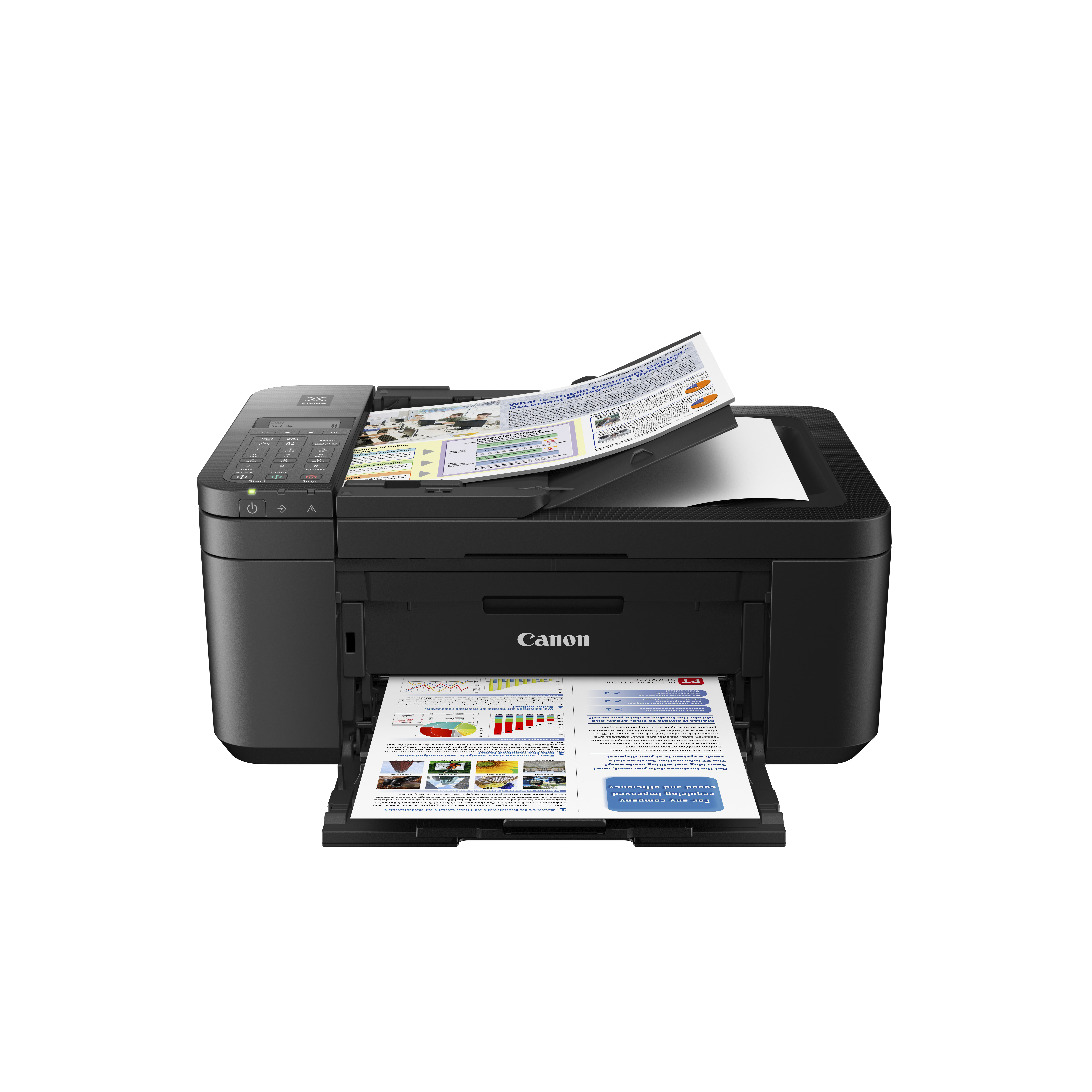 CANON Pixma TR4550 2 FINE Druckköpfe mit Tinte (BK, CL) Multifunktionsdrucker WLAN