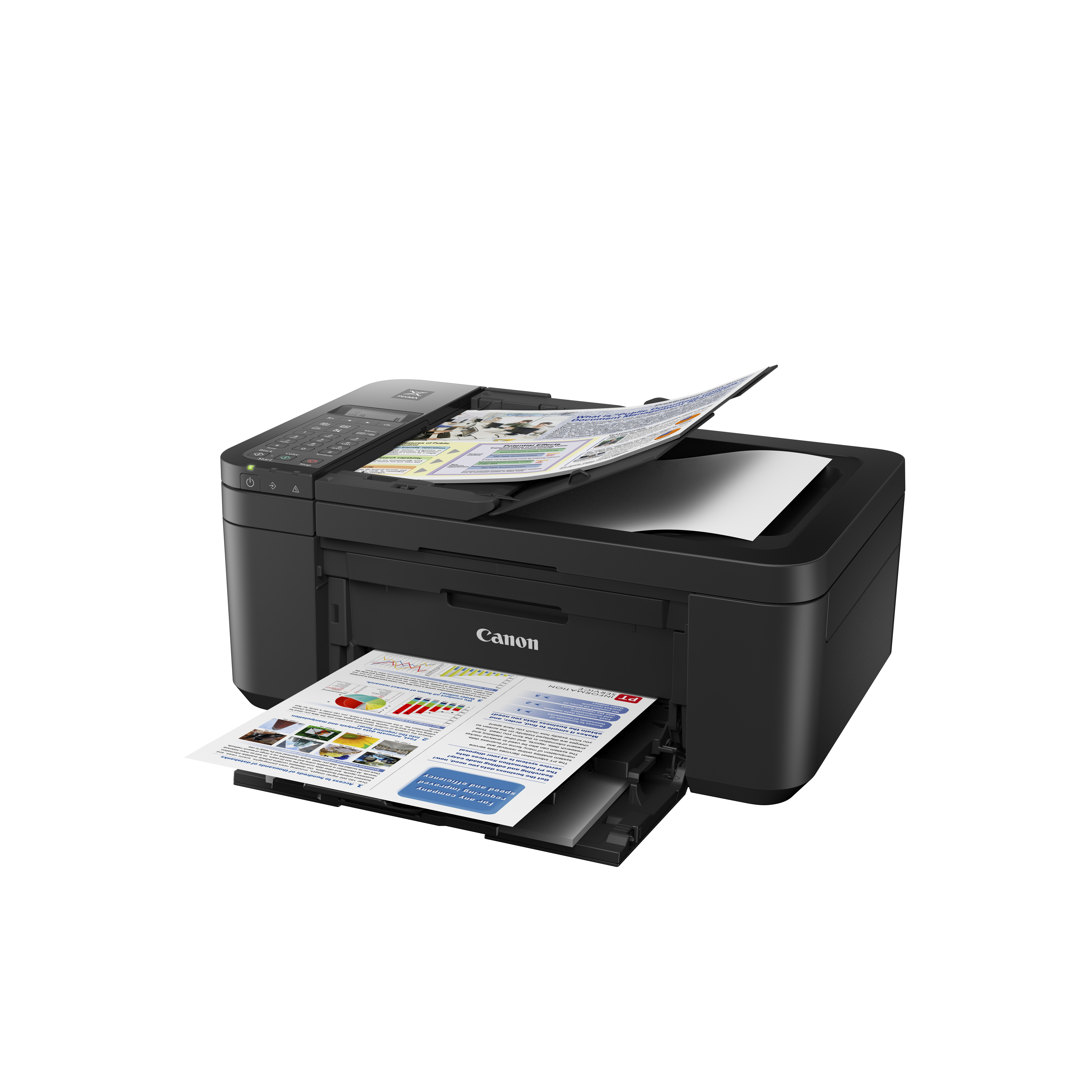 CANON Pixma TR4550 2 FINE Druckköpfe mit Tinte (BK, CL) Multifunktionsdrucker WLAN