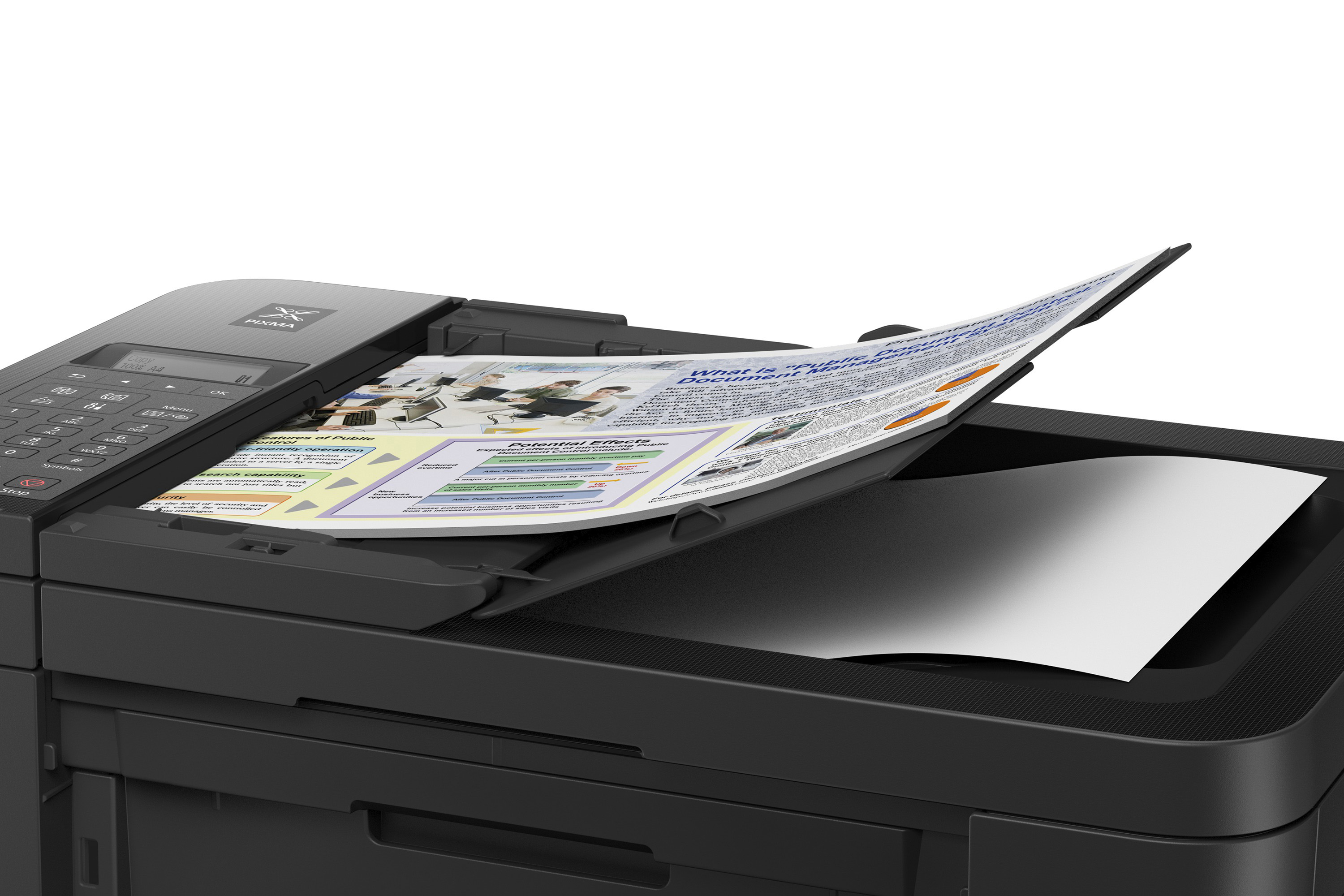 CANON Pixma TR4550 2 FINE Druckköpfe mit Tinte (BK, CL) Multifunktionsdrucker WLAN