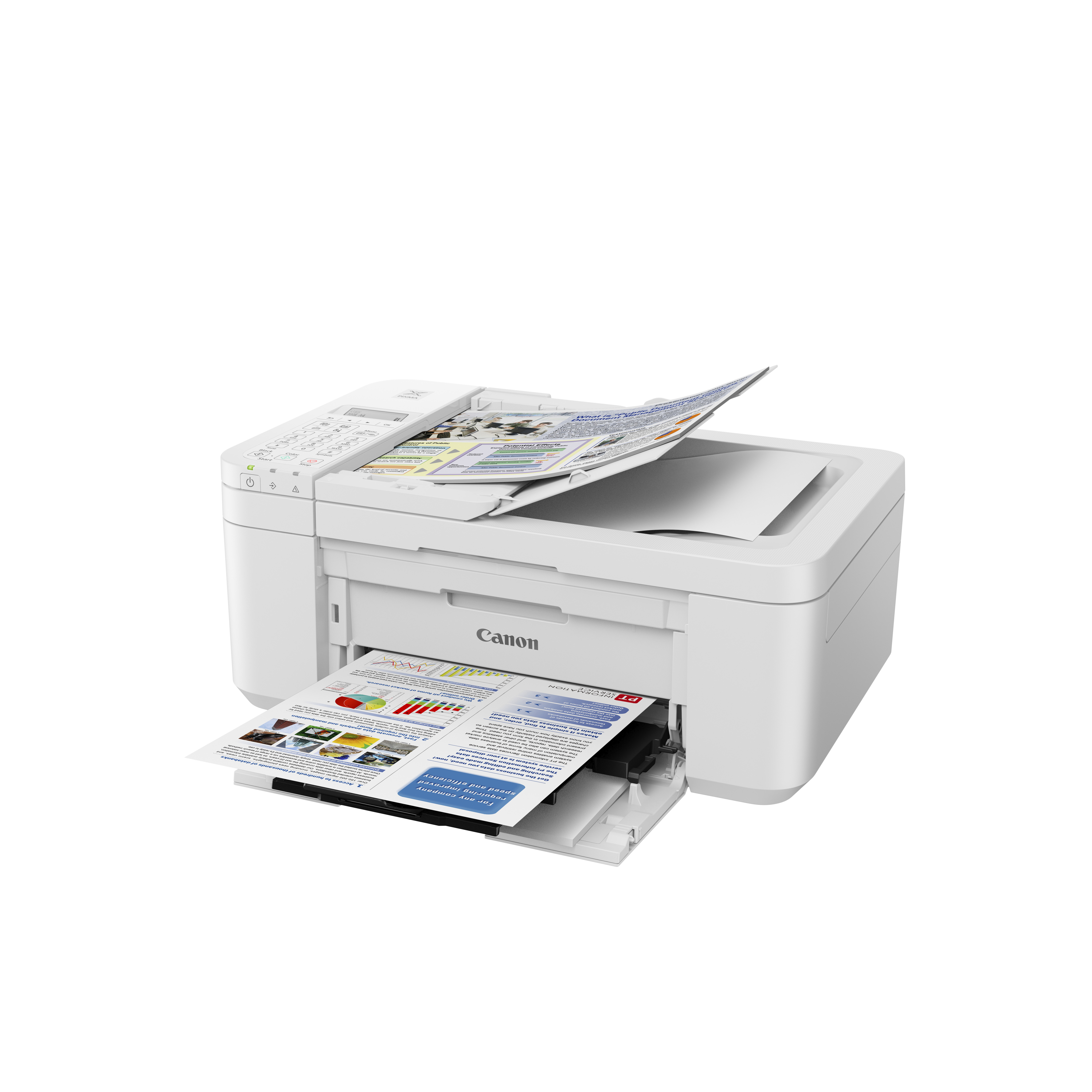 CANON Pixma TR4551 2 FINE Druckköpfe mit Tinte (BK, CL) Multifunktionsdrucker WLAN