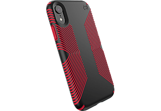 SPECK iPhone XR presidio grip fekete/piros ütésálló tok (117059-C305)