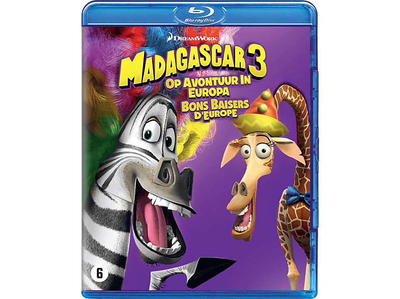 Madagascar 3: Op Avontuur In Europa - Blu-ray