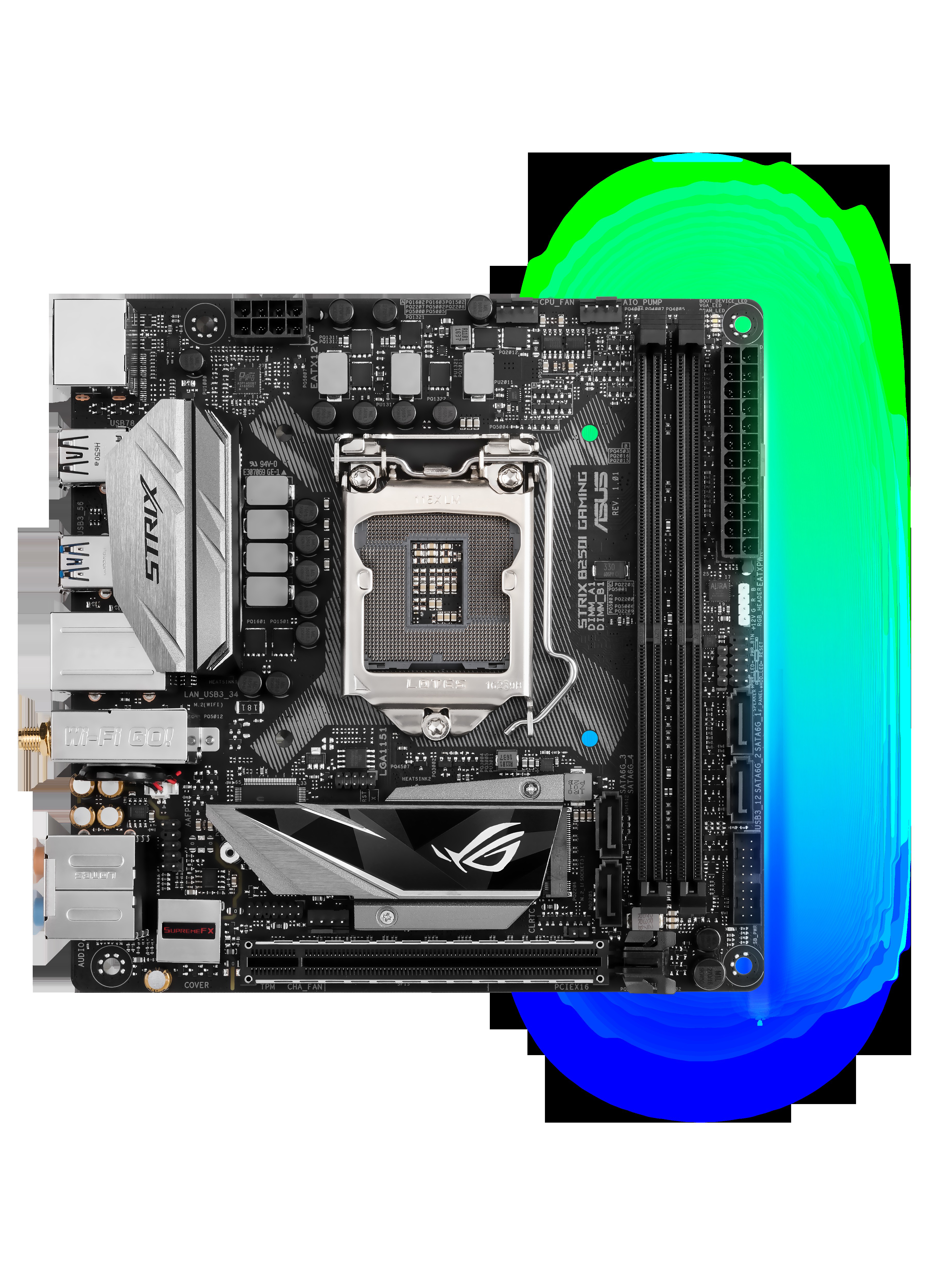 ASUS ROG Strix B250I-Gaming Mainboard schwarz