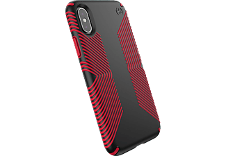 SPECK Presidio Grip fekete/piros iPhone Xs/X tok (117124-C305)
