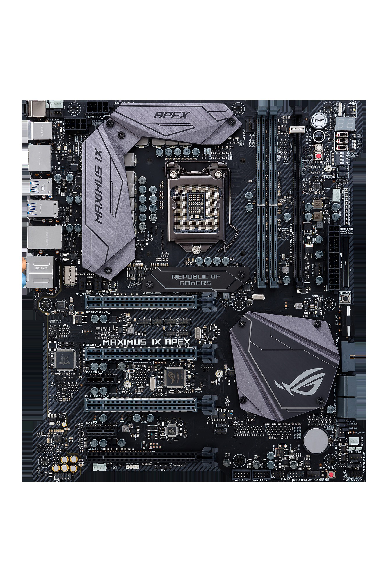 ASUS ROG MAXIMUS IX APEX Mainboard Schwarz