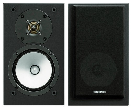 Altavoces estéreo - Onkyo D-175B, 2 vías, Woofer 13 cm, Negro