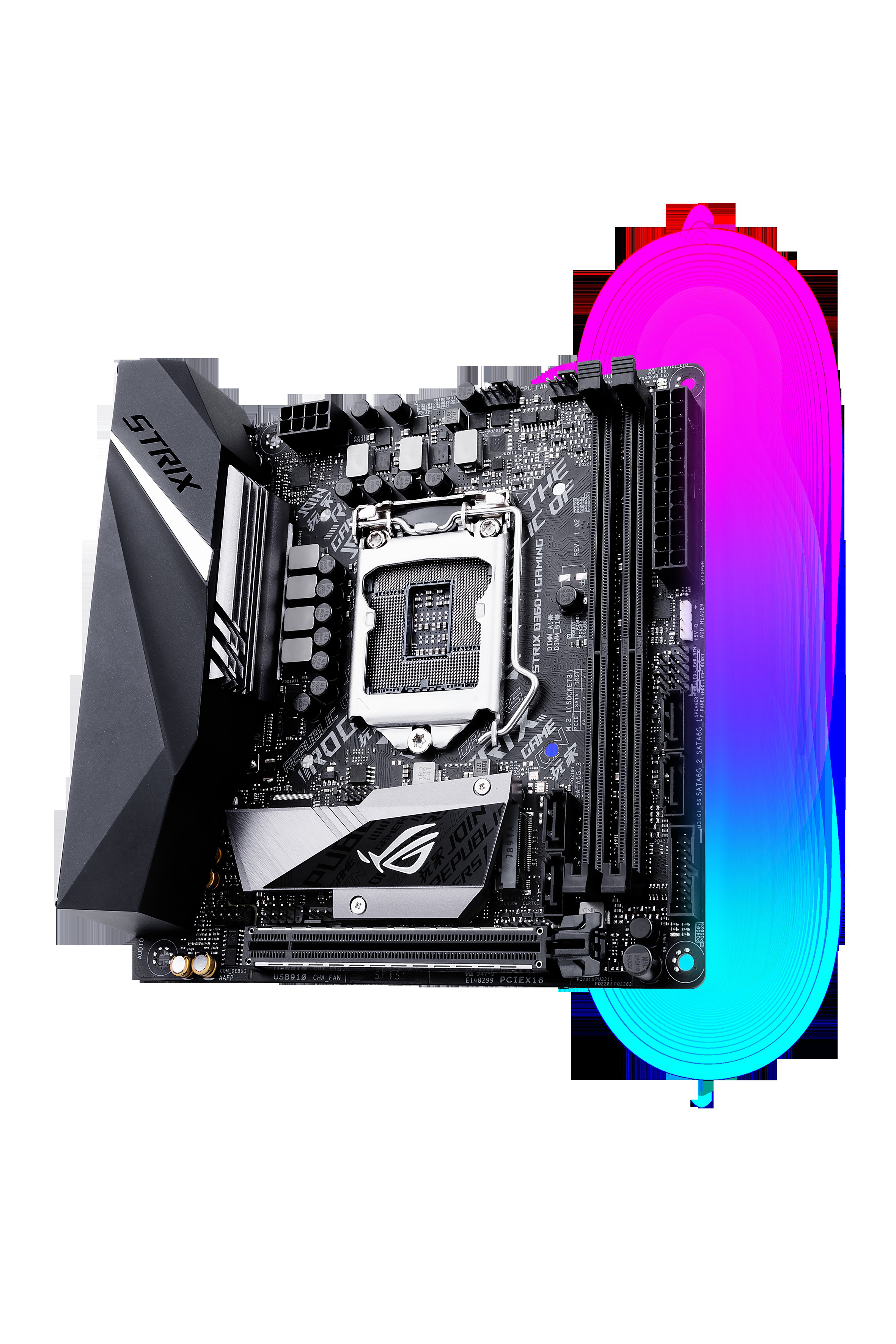 ASUS ROG Strix B360-I Gaming Mainboard schwarz
