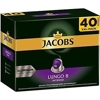 JACOBS Kaffeekapsel Lungo Intenso (40 Stk., Kompatibles System: Nespresso)
