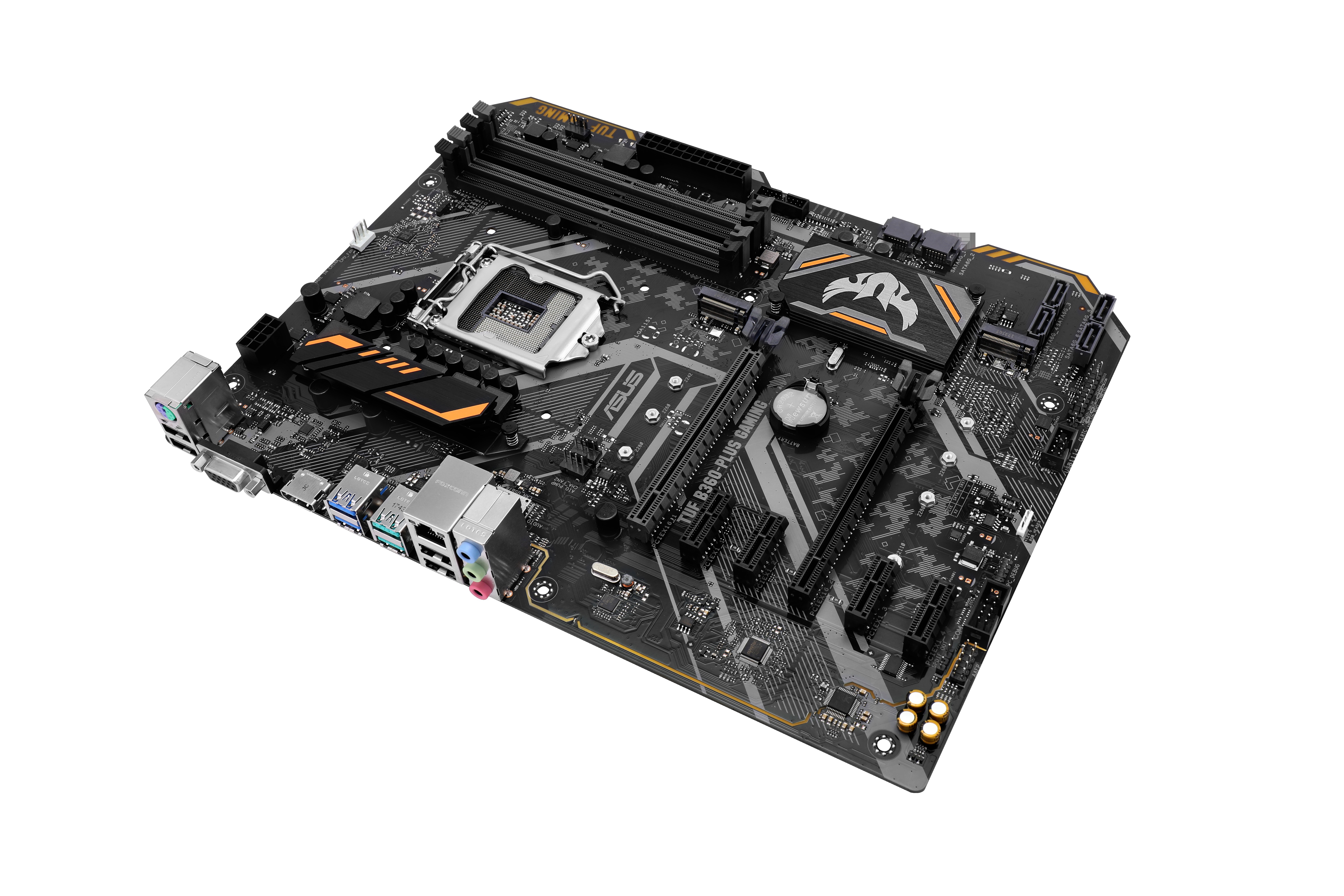 ASUS TUF B360-Plus Gaming Mainboard Schwarz