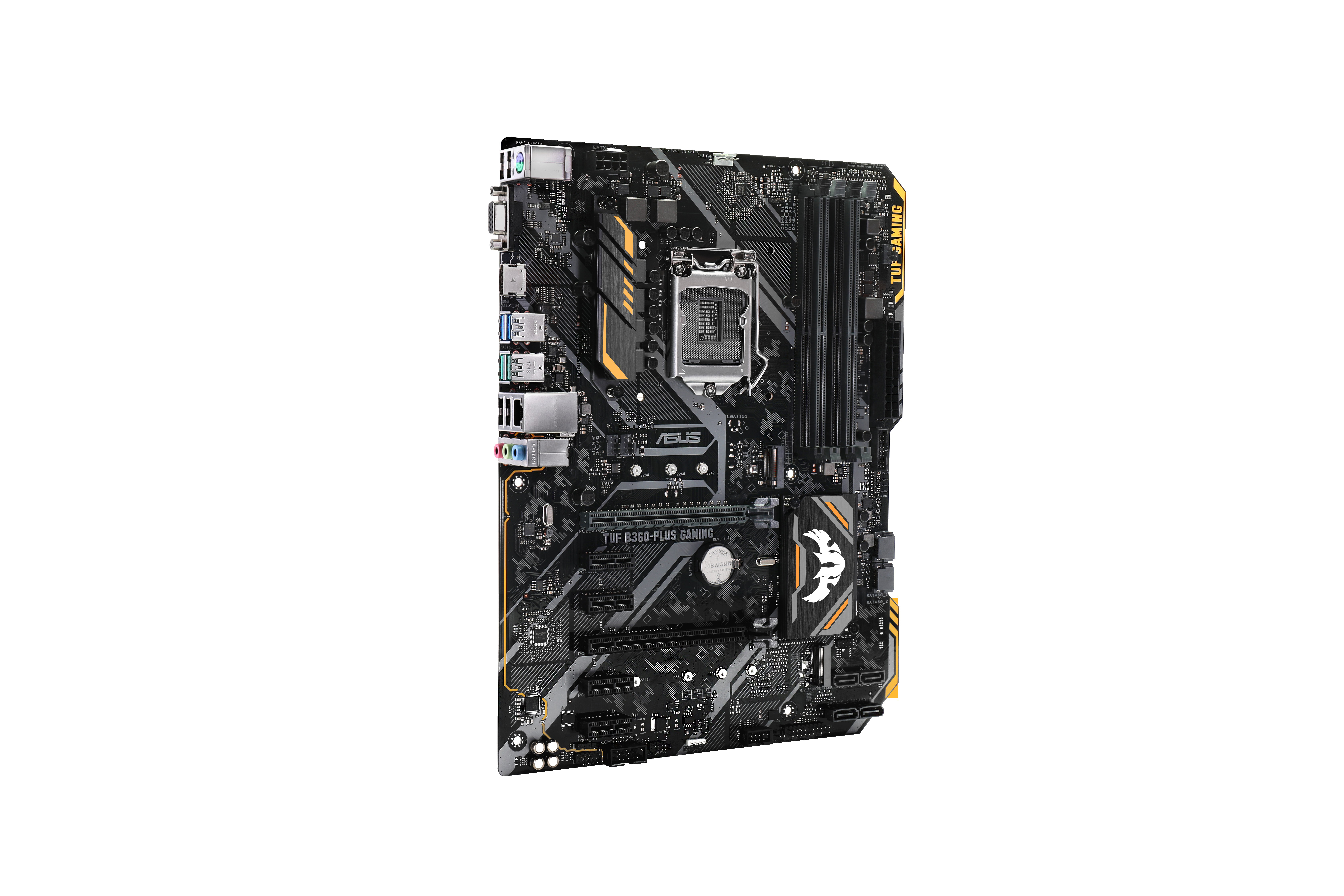 ASUS TUF B360-Plus Gaming Mainboard Schwarz