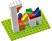 HUBELINO Supplemento catapulta da 41 pezzi - Costruire scatole (Multicolore)
