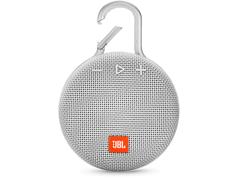 JBL Draagbare luidspreker Clip 3 Steel White (JBLCLIP3WHT)