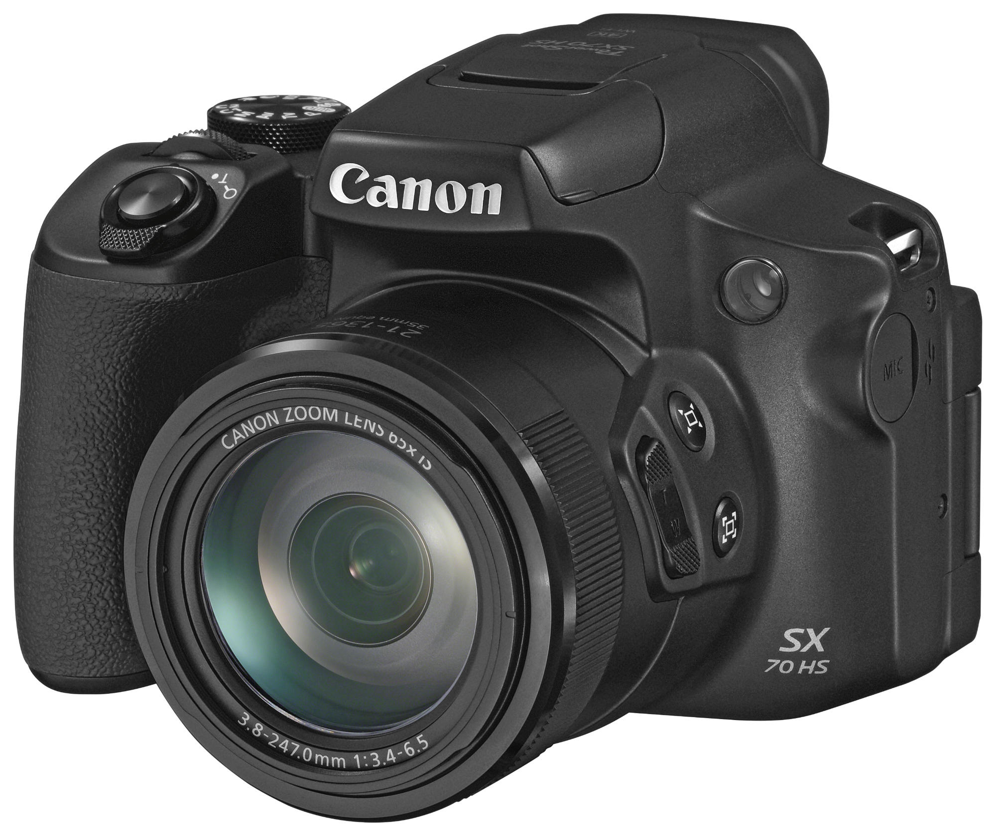 CANON PowerShot SX70 HS Bridgekamera Schwarz, 65fach opt. Zoom, LCD (TFT), WLAN