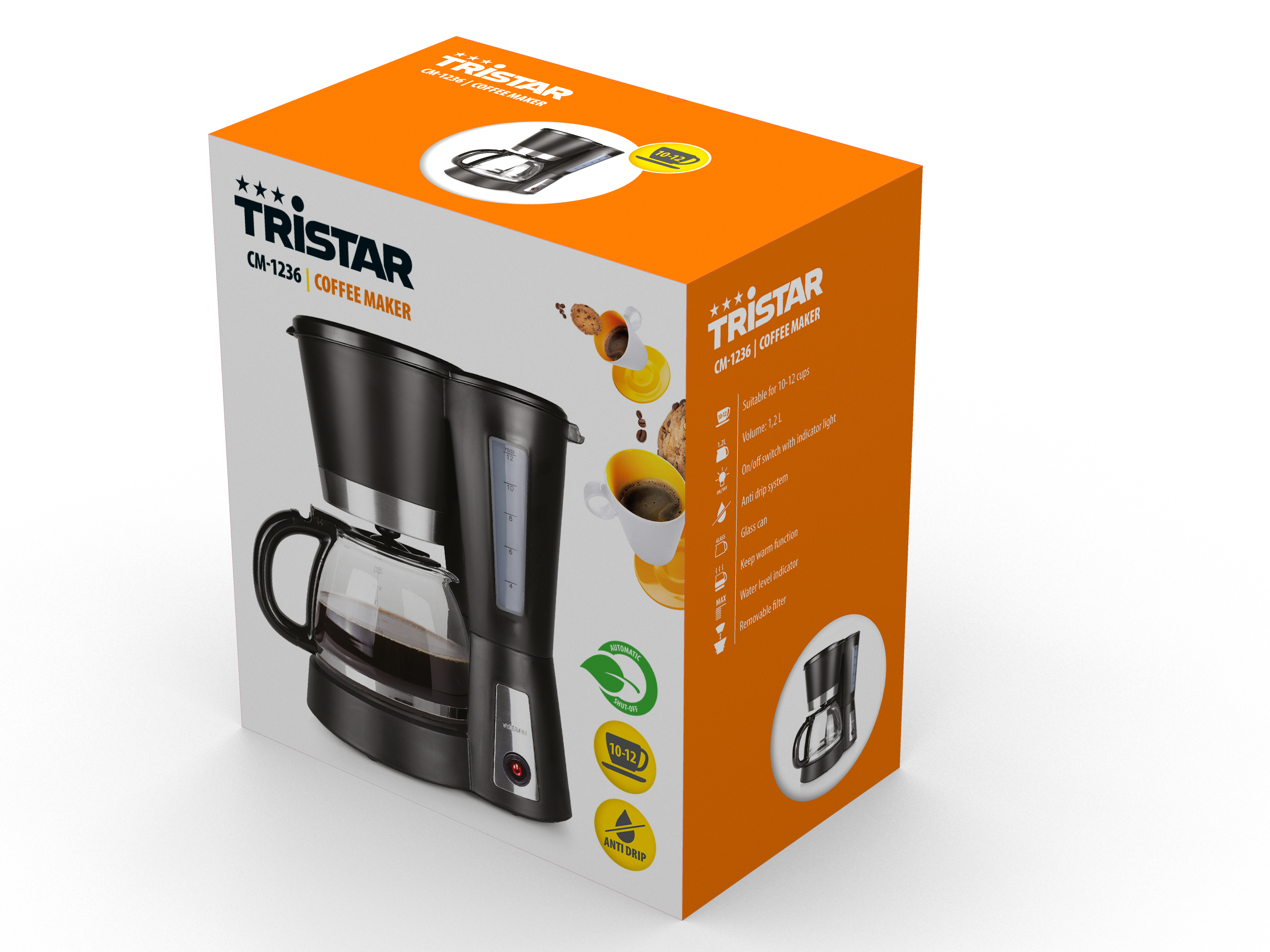 Cafetera De Goteo - Tristar, CM-1236