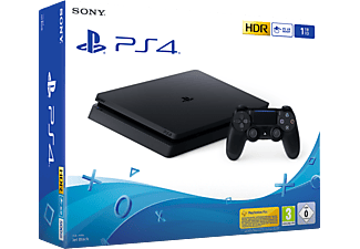 PlayStation 4 Slim 1TB - Spielekonsole - Jet Black