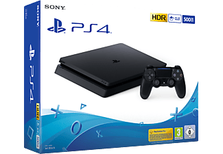 PlayStation 4 Slim 500GB - Spielekonsole - Jet Black