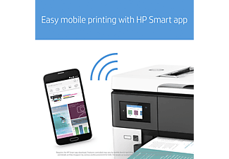 HP Multifunktionsdrucker OfficeJet Pro 7720 Wide, Tinte, weiß/schwarz (Y0S18A)