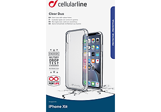CELLULAR-LINE iPhone Xr Clear Duo Case Transparant