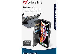 CELLULAR-LINE iPhone Xs Max Book Agenda Zwart