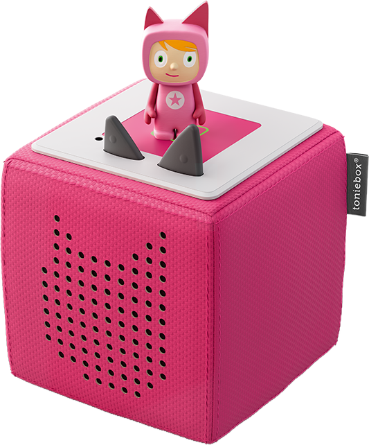 TONIES Toniebox Starter Kit - Enceinte + Tonie créatif (Rose/Blanc)