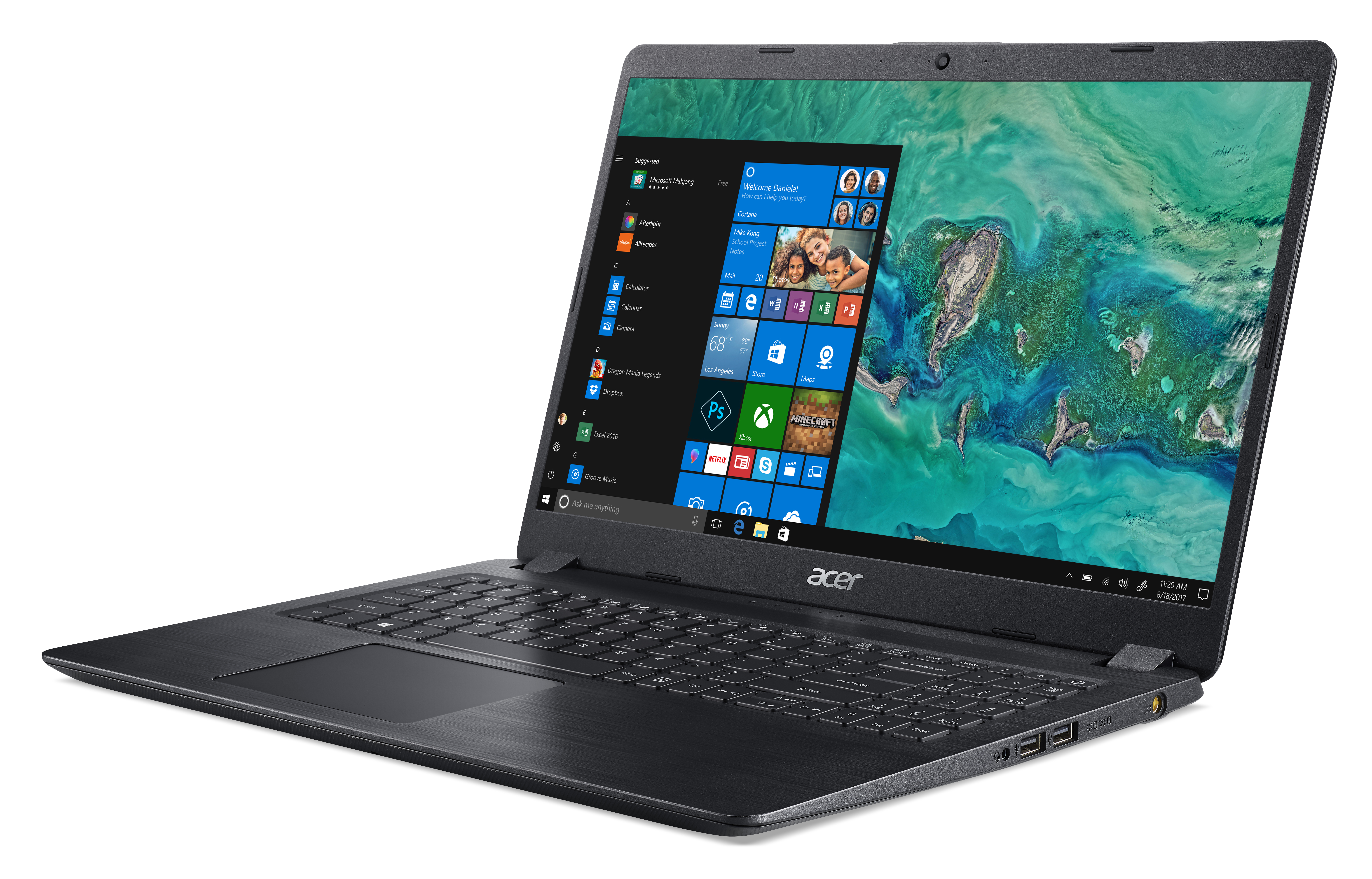 ACER Aspire 5 (A515-52-58S9) - 15,6 Zoll - Intel® Core™ i5 i5-8265U - 8 GB - 128 GB - NVIDIA GeForce® MX130 - Windows 10 Home (64 Bit)