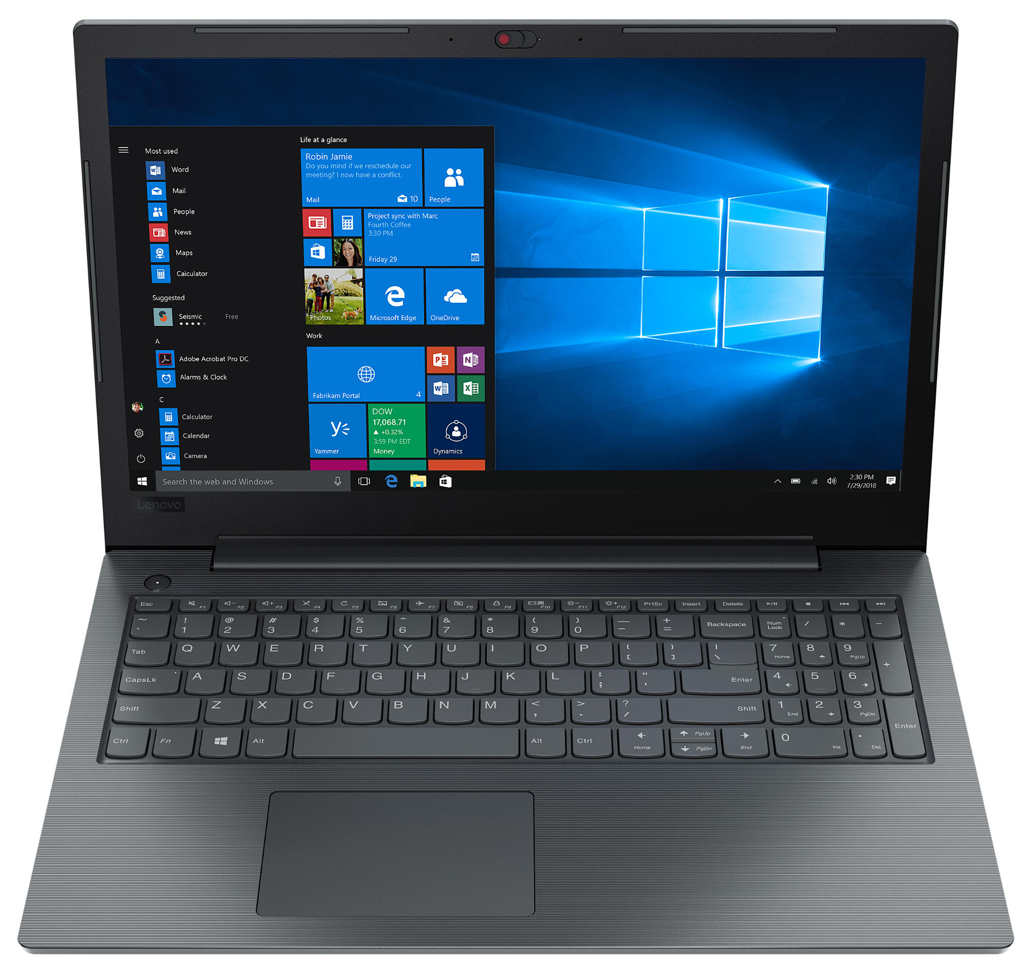 LENOVO Lenovo V130, Notebook mit  Display, einem  Prozessor, 4 GB RAM, 1 TB HDD, Intel® UHD-Grafik 600, Iron Grey