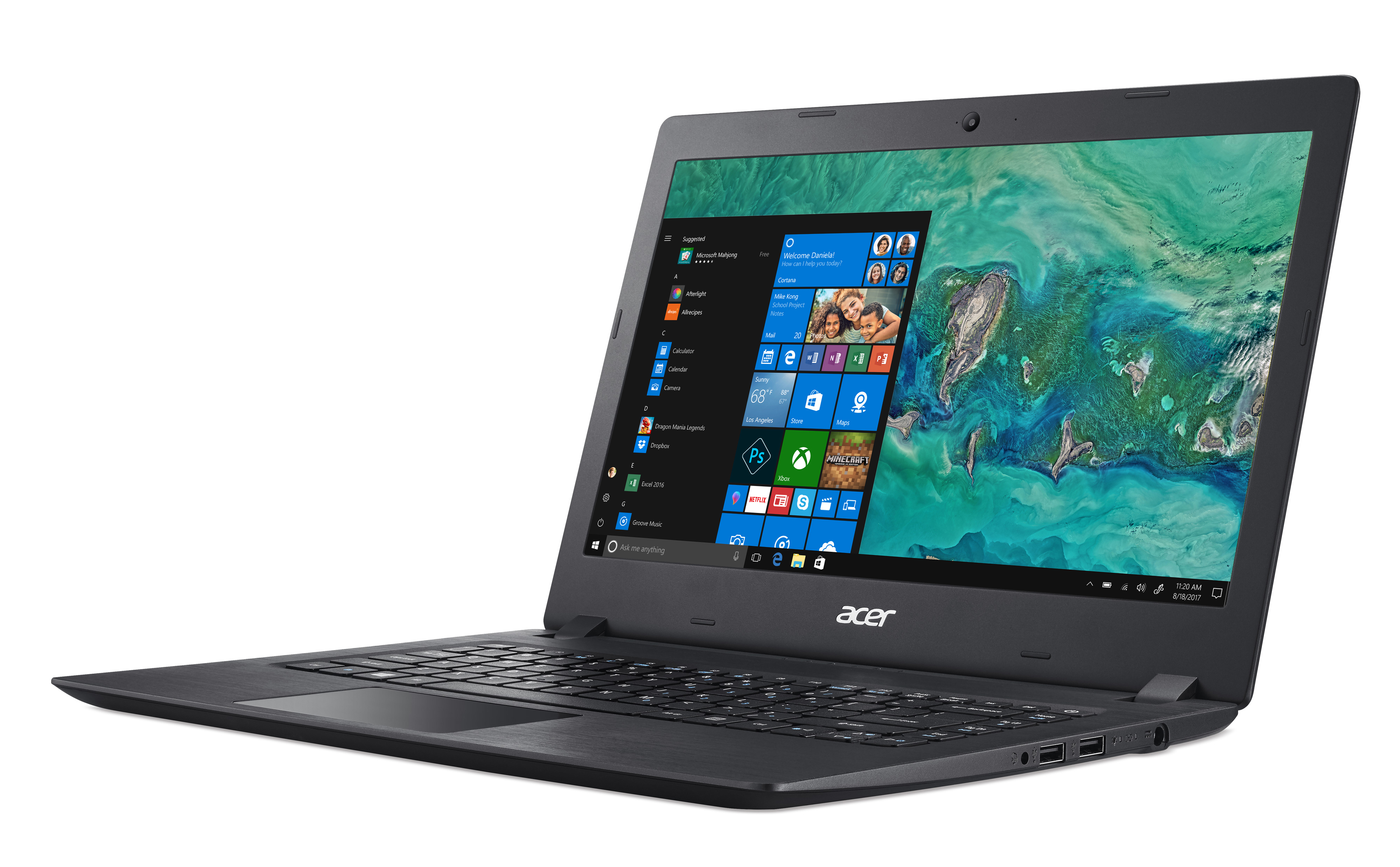 ACER Aspire 1 (A114-32-P0K1) - 14 Zoll - Intel® Pentium® N5000 - 4 GB - 64 GB - Intel® UHD 605 - Windows 10