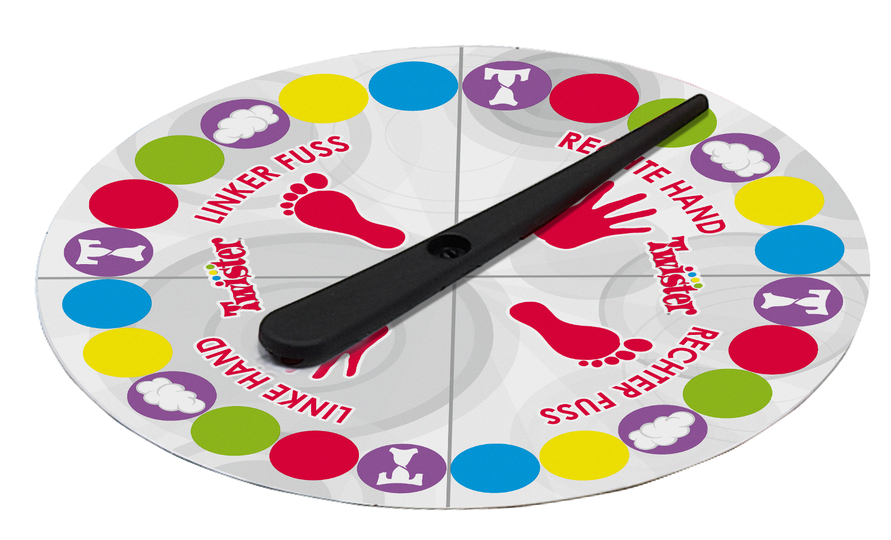 HASBRO GAMING Twister Geschicklichkeitsspiel Mehrfarbig