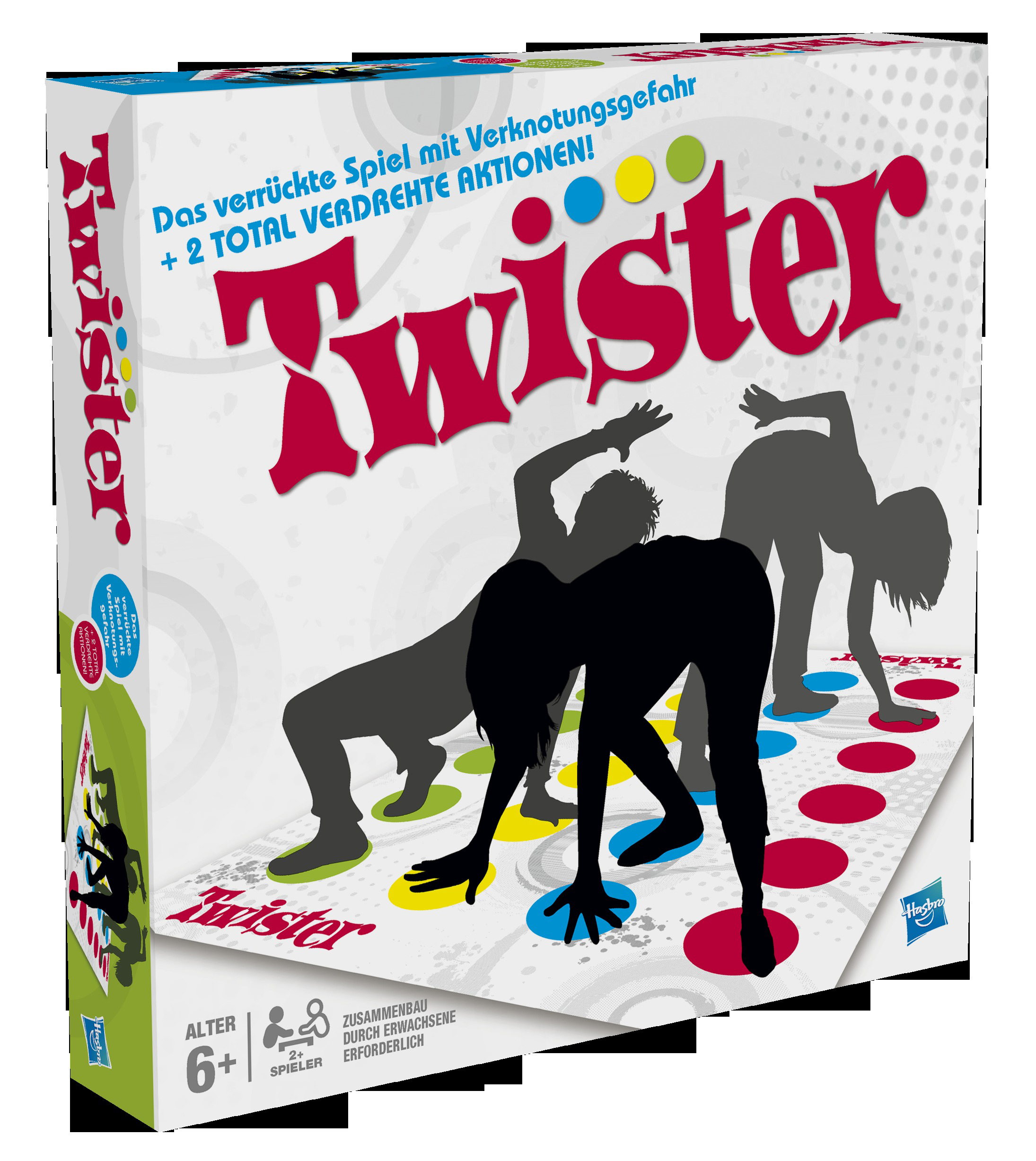 HASBRO GAMING Twister Geschicklichkeitsspiel Mehrfarbig