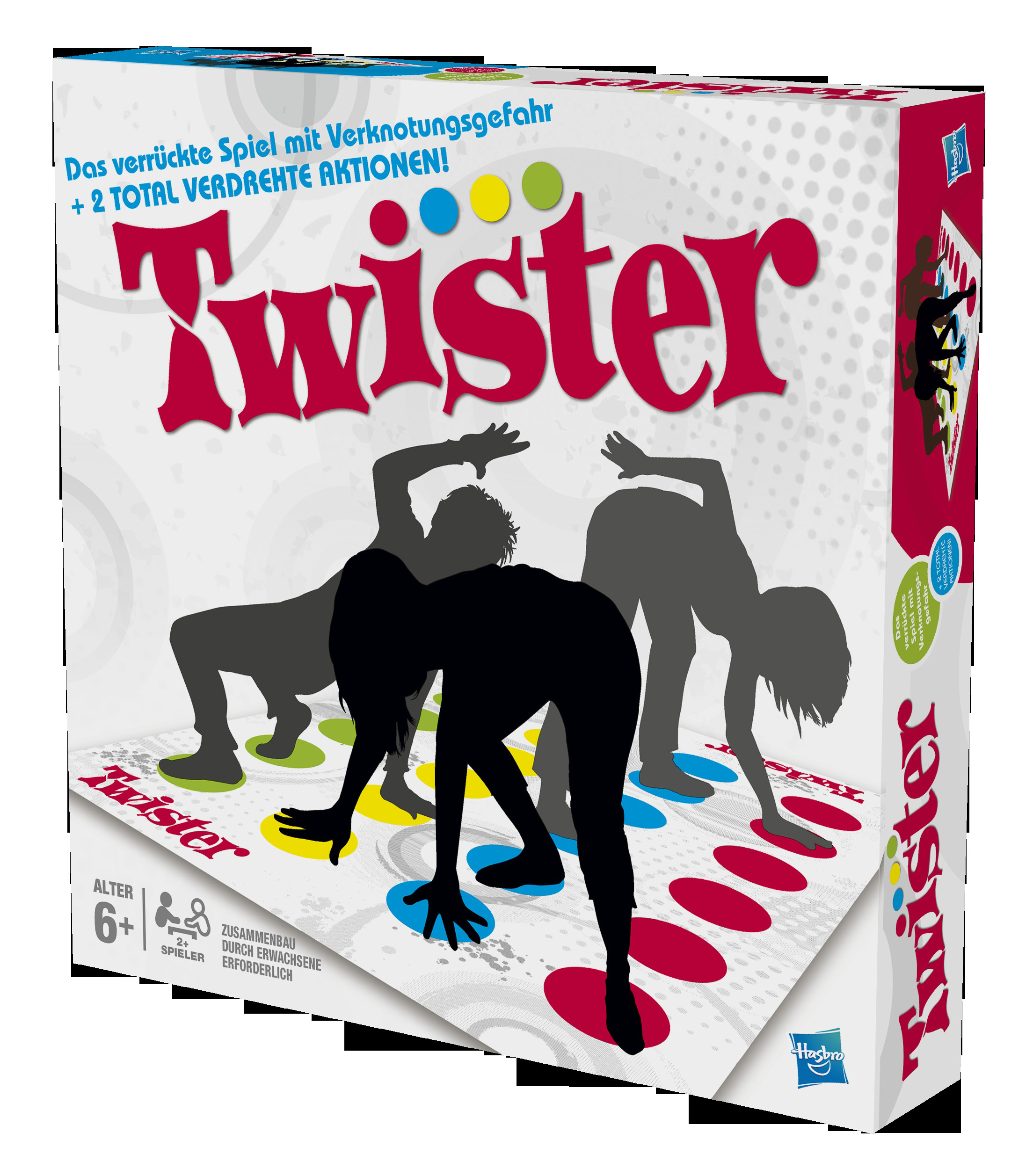 HASBRO GAMING Twister Geschicklichkeitsspiel Mehrfarbig