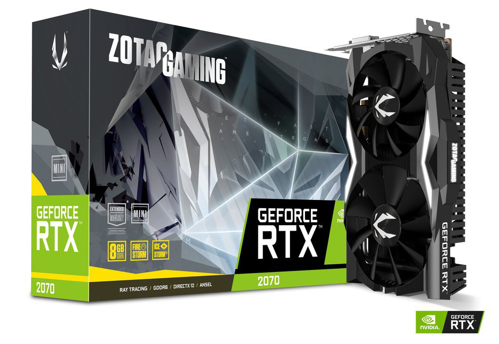 ZOTAC GeForce RTX™ 2070 Mini 8GB (ZT-T20700E-10P) (NVIDIA, Grafikkarte)