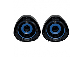 Altavoces para PC - Woxter Big Bass 70, Potencia 15W, USB, Azul