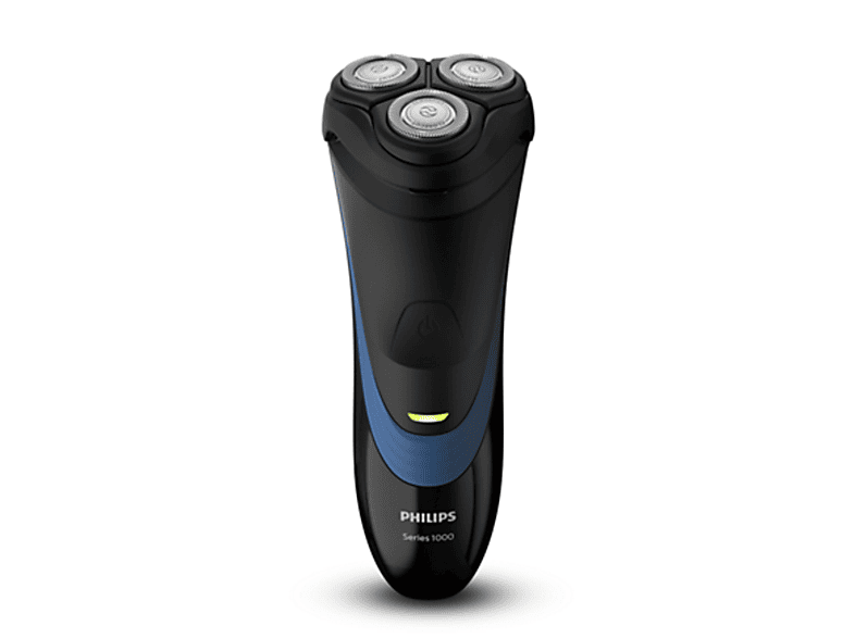 Philips S1510 Powertouch afeitadora shaver series 1000 en seco recargable cabezales flex cortapatillas 151004 de s151004 4 direcciones con negroazul rotation sin cable 40 s1000