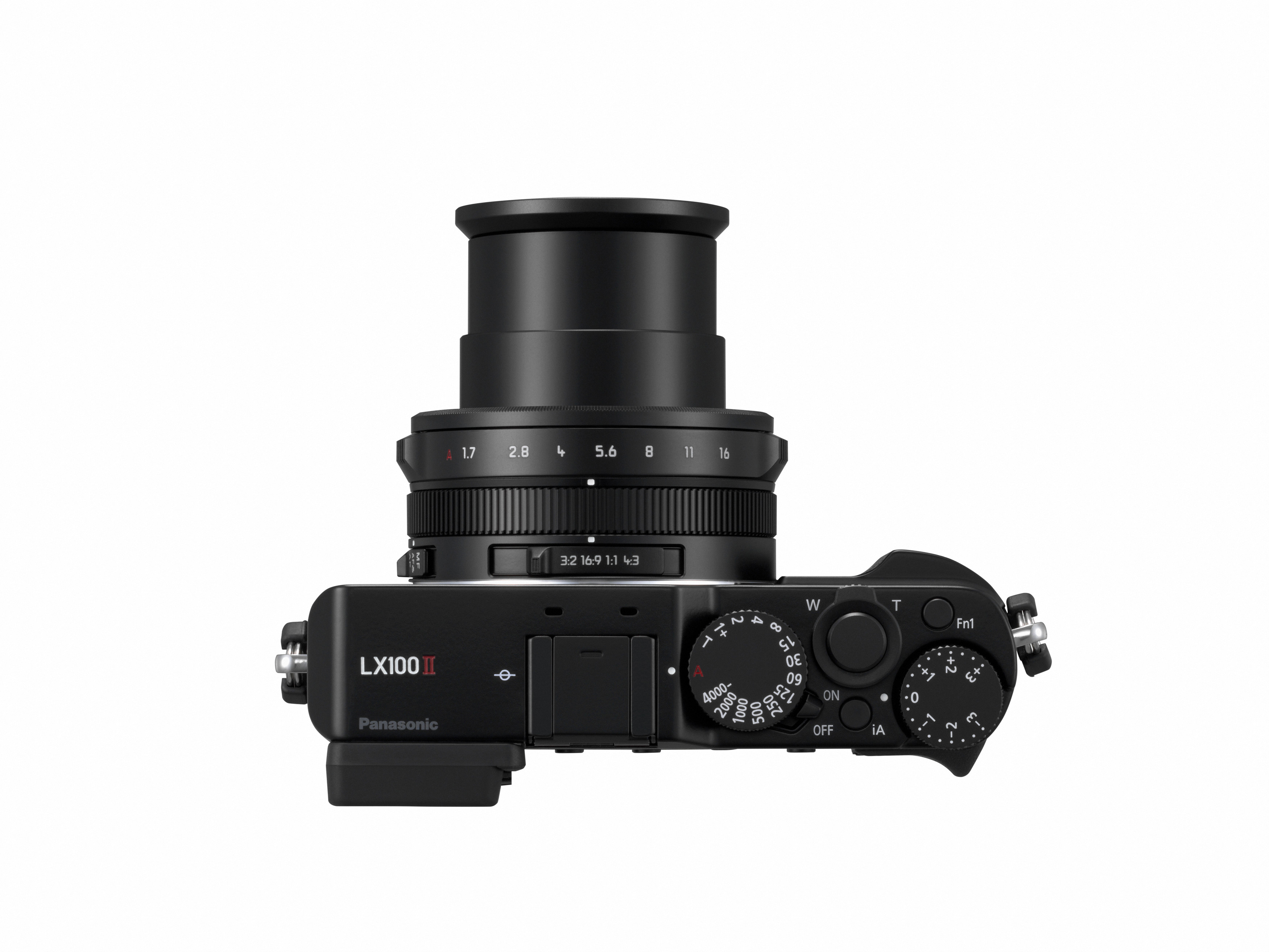 PANASONIC LUMIX DC-LX100 II Digitalkamera Schwarz, 3.1x opt. Zoom, 7.5 cm Display, 1.2 MP, Touch-Funktion, WLAN