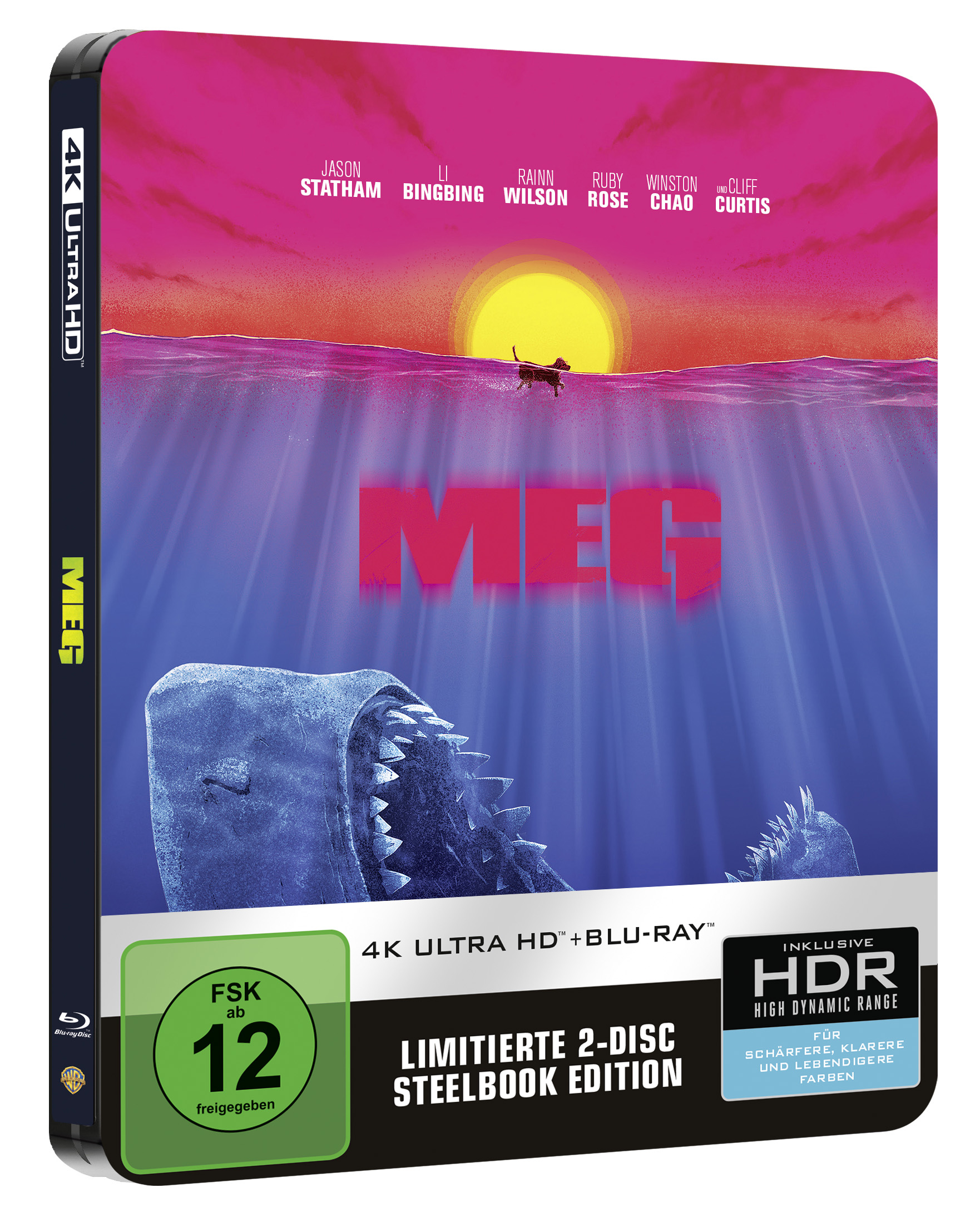 MEG Steelbook 4K Ultra HD Blu-ray + Blu-ray