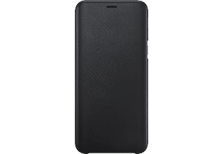 SAMSUNG Flip Wallet, Bookcover, Samsung, Galaxy J6 (2018), Schwarz