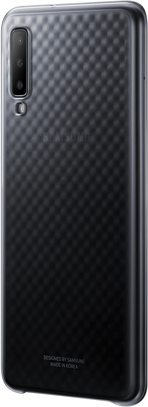 SAMSUNG Gradation Galaxy Backcover, Cover, A7 Samsung, Schwarz (2018)